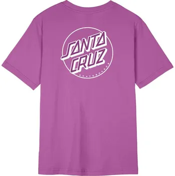 SANTA CRUZ triko - Partial Dot T-Shirt Hyper Violet (HYPER VIOLET)