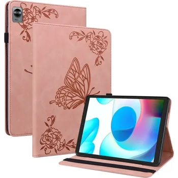 Pouzdro na tablet VSECHNONAMOBIL 43930 ART BUTTERFLY Zaklápěcí pouzdro Realme Pad Mini růžové