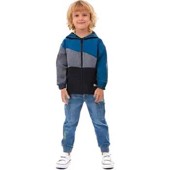 Chlapecká bunda CHLAPECKÁ SOFTSHELLOVÁ BUNDA PETROLEJOVÁ FM005 92-128 Velikost: 92, Barva: Petrolejová/ šedo/ černá
