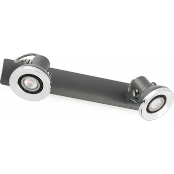 Bodové svítidlo FARO RING 2L nástěnná lampa, šedá - FARO FARO 40554