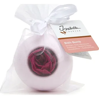 Isabelle Laurier Bomba do koupele v organzovém sáčku - RŮŽE