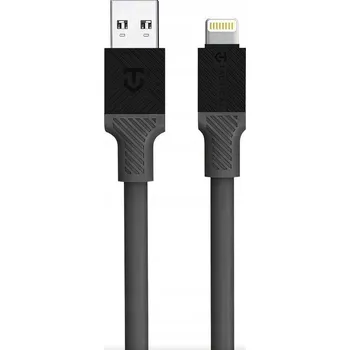 Datový kabel Tactical Fat Man Cable USB-A/Lightning 1m,60W,Grey