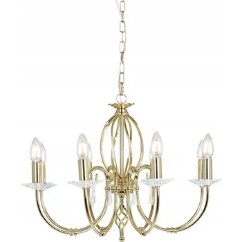 Elstead Aegean 8-světelné svítidlo AG8 POL MOSAZ