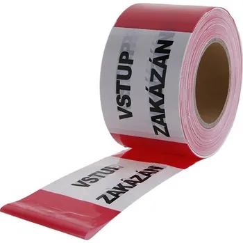 Výstražná páska Páska varovací 80mmx250m VSTUP ZAKÁZÁN