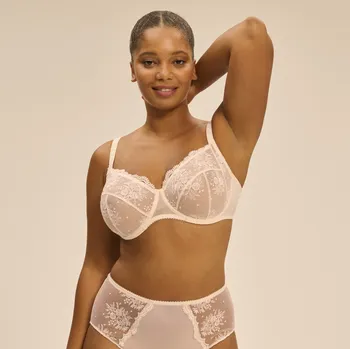 Podprsenka Simone Pérèle podprsenka vysoká nevyztužená Intrigue sakura pink 85G