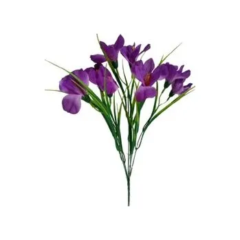 umělá květina Alstromerie kytice, fialová JH027 fialová