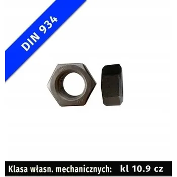 Matice Šestihranná matice M10×1-10 DIN 934 - 10 ks