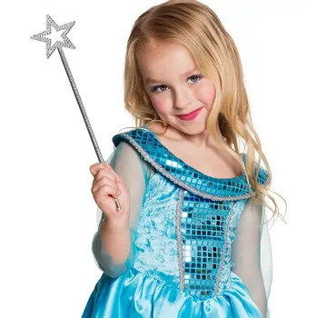 Karnevalový doplněk R-Kontakt.cz Hůlka pro vílu stříbrná