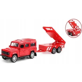 autíčko ODTAHOVÝ VŮZ S PŘÍVĚSEM – TŘI BARVY, S POHYBLIVÝMI DÍLY