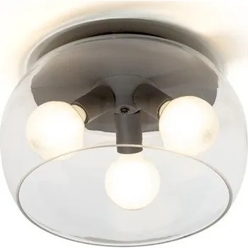 RED - DESIGN RENDL AMANDA stropní matná černá čiré sklo 230V E27 3x15W - RED - DESIGN RENDL RED R14131