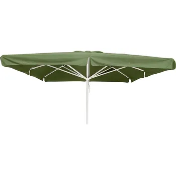 Slunečník Zahradní slunečník KARIN olivová/bílá 500x500cm