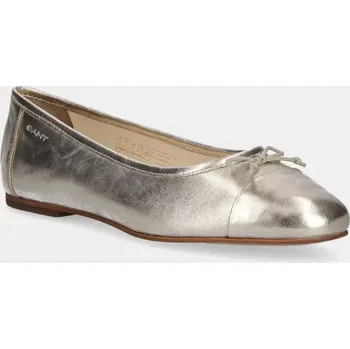 Dámské baleríny Kožené baleríny Gant Chadii 30511857.G26 zlatá GLD, EUR 39