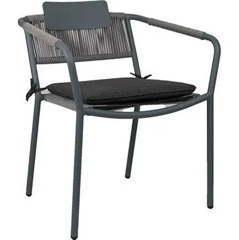 Zahradní jídelní židle KIWI šedá