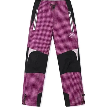 Dívčí kalhoty DÍVČÍ OUTDOOROVÉ PLÁTĚNÉ KALHOTY FK7601D Velikost: 116, Barva: Růžovo/černá