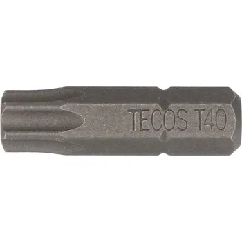 Bit TECOS Rázové bity TX40 x 25 mm 1/4" Extreme Steel 4690440025003 - 3 ks