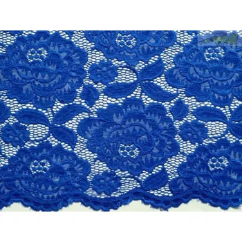 Krajka modrá elastická krajka alice