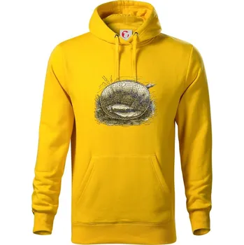 Pánská mikina Parádní úlovek - Mikina pánská Cape s kapucí - L ( Žlutá )