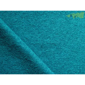 Příze kabátovka vařená vlna tmavě tyrkysová