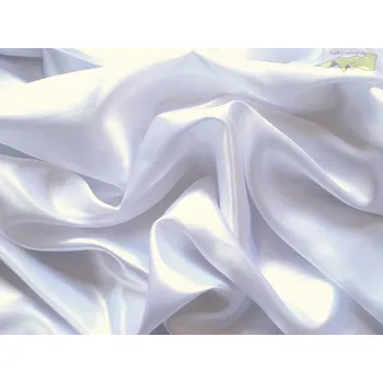 saténová podšívka bílá