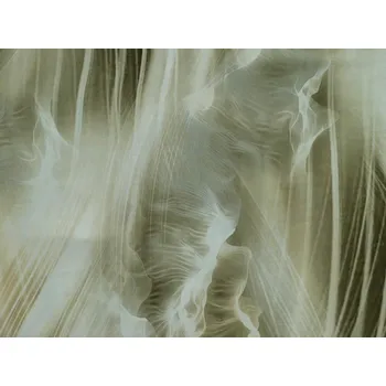 hedvábí 2531 vzor se zelenými pruhy