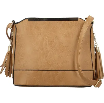 Kabelka Módní dámská koženková crossbody kabelka Vaios, camel