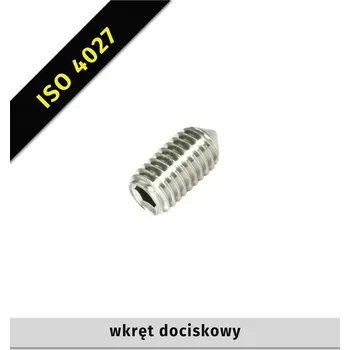 Šroub Stavěcí šroub s vnitřním šestihranem M6x20-45H, povrchová úprava černění (oc.B) dle ISO 4027 - 10 ks