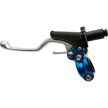 Osvětlení pro motocykl ACCEL úchyt spojkové páčky kompletní + dekompresor univerzální barva světle modrá (CL-08BL) - (ACCEL úchyt spojkové páčky kompletní + dekompresor univerzální barva světle modrá (CL-08BL) -)