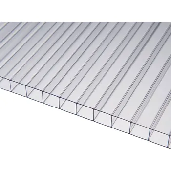 Průsvitná krytina Exolon Komůrkový polykarbonát 2/10 2UV čirý 10 mm 2100 x 3000 mm