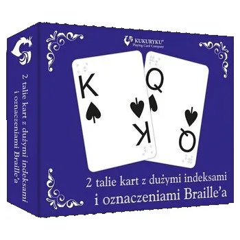 Pexeso Karty z dużymi indeksami i znakami Braille'a