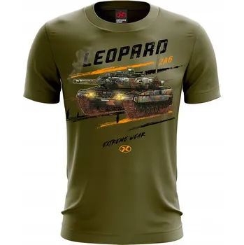 TRIČKO s leopardím vzorem 2A6, khaki vel M
