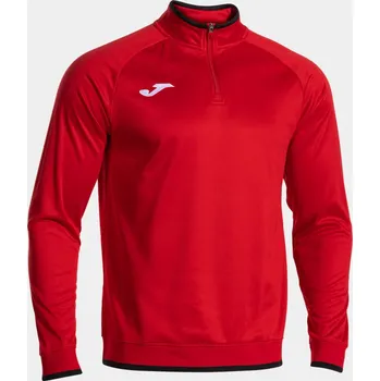 Pánská mikina JOMA COMBI PREMIUM MIKINA 1/2 ZIP PÁNSKÁ - Červená, Černá - velikost 4XL