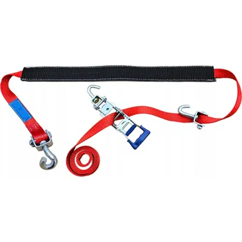 Upínací popruh Popruh kurtny pro přepravu s otočným hákem VDI 2700, otočné háky 3t pro odtahovky