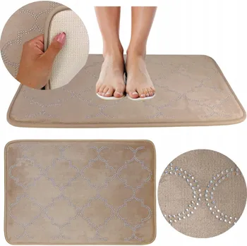 Koupelnová předložka RYCHLESCHNOUCÍ KOUPELNOVÁ PŘEDLOŽKA PROTI SKLUZU 40x60 cm