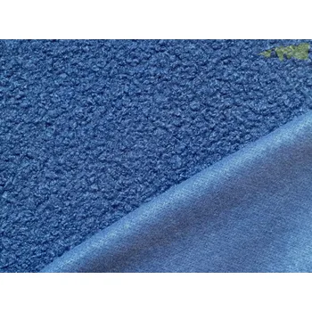 plyšák modrý krul curly