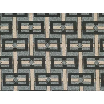 šedý úplet 2813 geometrický vzor