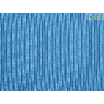 tyrkysový úplet 2685 modrý proužek