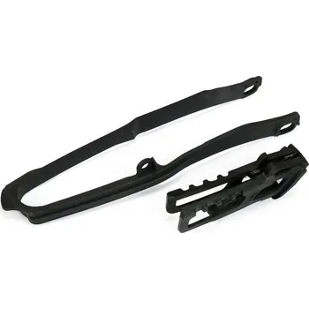 Řetězová sada pro motocykl UFO komplet kluzák + vodítko řetězu HONDA CRF 250R/RX 18-21, CRF 450R/RX 17-18, barva černá (UFO komplet kluzák + vodítko řetězu HONDA CRF 250R/RX 18-21, CRF 450R/RX 17-18, barva černá)