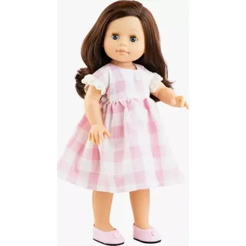 Dětské zboží Realistická panenka Emily v růžovo-bílých šatech od f. Paola Reina ze Španělska (Panenka Soy Tú 42 cm)