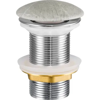 Sifon COMAD CLICK-CLACK T201M-Y1-3 - Umyvadlová výpusť CLICK-CLACK pr. 7 cm matná šedá