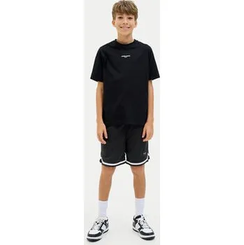 Pánské kraťasy Jack & Jones Junior Sportovní kraťasy Karl 12278621 Černá Relaxed Fit 140