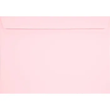 Obálka Ozdobné obálky C4 s proužkem Design, světle růžové, na pozvánky - 25 Ks.