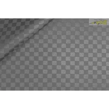 šedá potahová látka 3014 káro š.280cm