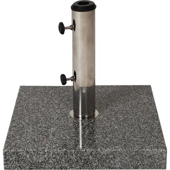 Stínicí technika Zahradní základna pro slunečníky Mambo a Pisa granitová - 40x40cm