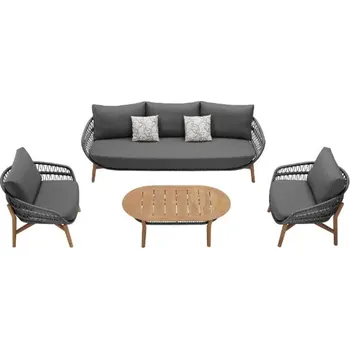 Zahradní sestava Zahradní 5 místná sedací souprava VASCA BLACK