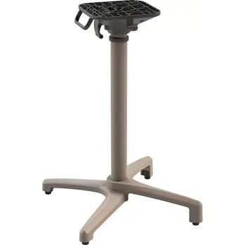 Zahradní stůl Zahradní stolová podnož ELSA khaki pro desky max O80 cm nebo 80×80 cm