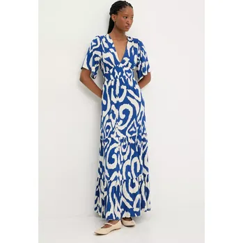 Dámské šaty Šaty Answear.LAB modrá barva, maxi 63811.fjk 55X, vel. S