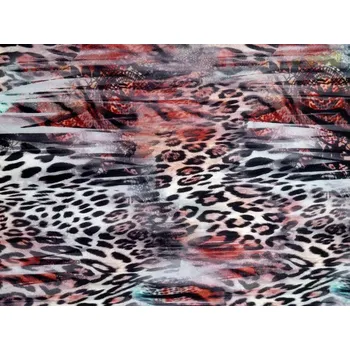 dvouvrstvý úplet 8554 zvířecí vzor