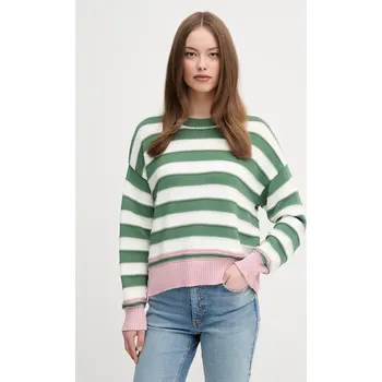 Dámský svetr Bavlněný svetr United Colors of Benetton 1494E10CW zelená 77X, vel. L