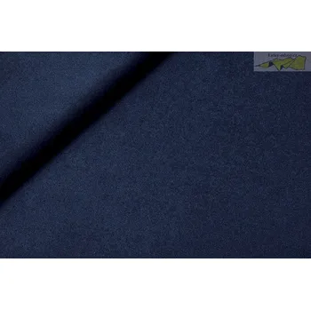 flauš melton tmavě modrý