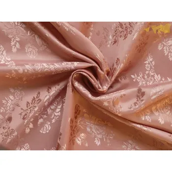 žakárová podšívka poly 905 starorůžová